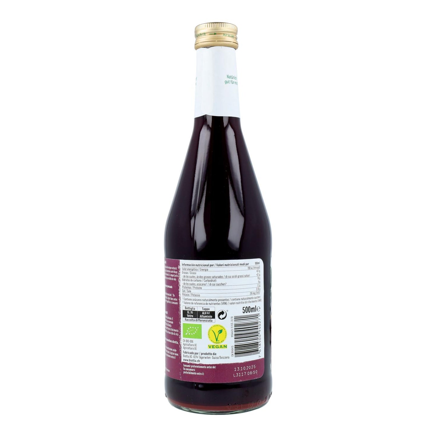 Sumo de Beterraba 500 ml Biotta
