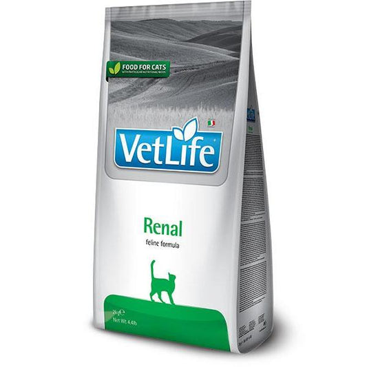 Ração Veterinária Vet Life Feline Renal Formula Farmina 2 kg