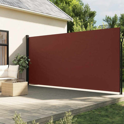 Vidaxl Toldo Lateral Retráctil Marrón 220x600 Cm_1