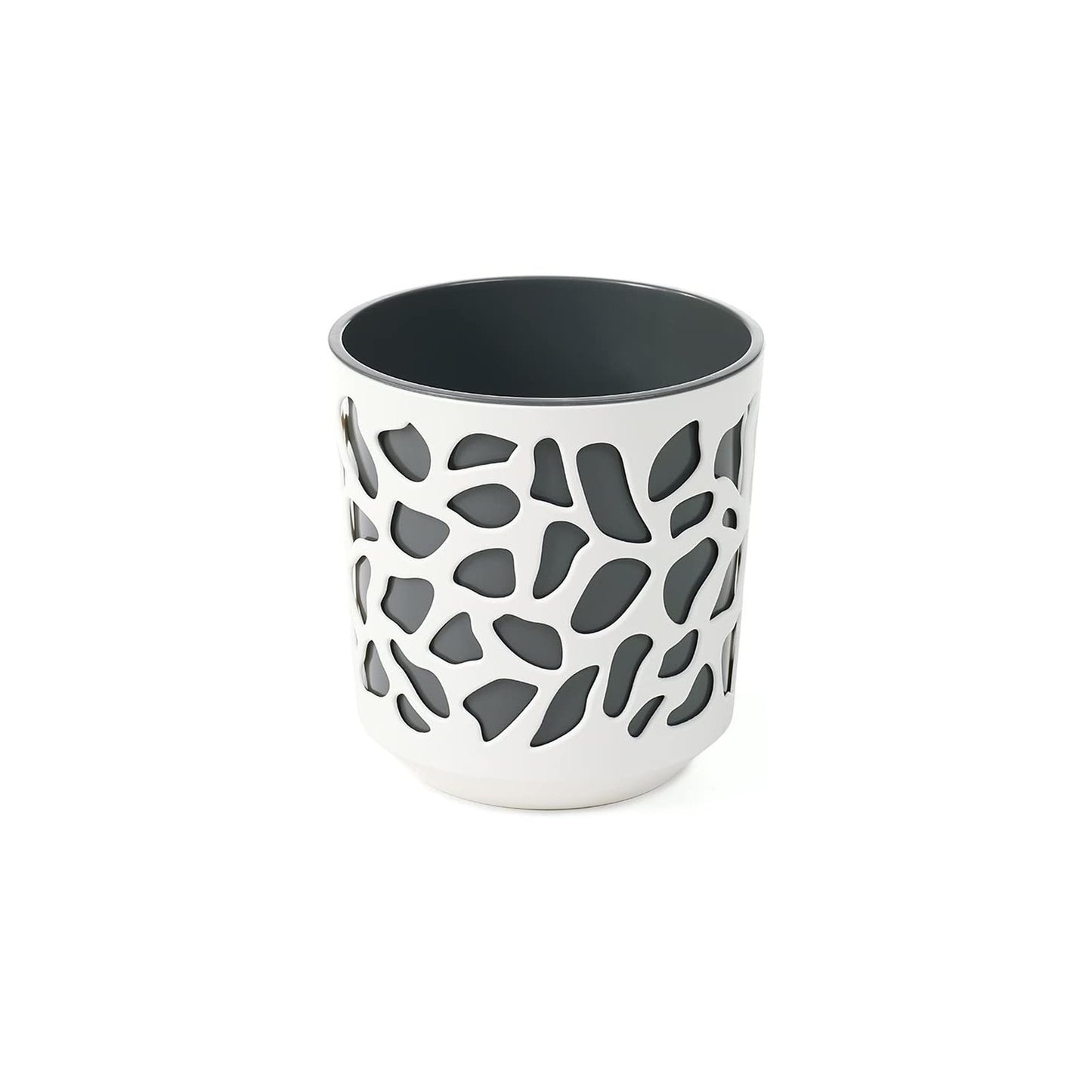 Maceta Duet 250 Crema Y Antracita_0