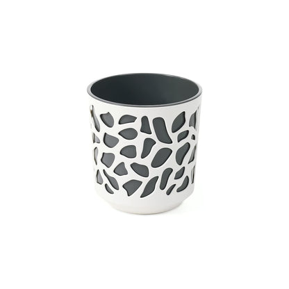 Maceta Duet 250 Crema Y Antracita_0