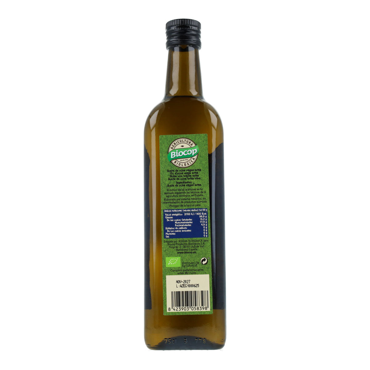 Azeite Virgem Extra Picual Bio Biocop 750 ml