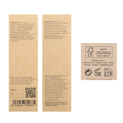 Creme facial Arganour para pele mista/oleosa 50ml