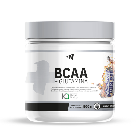 Bcaa + Glutamina Kyowa® - 500g - Bebida Energetica - Mejora La Resistencia - Masmusculo_0