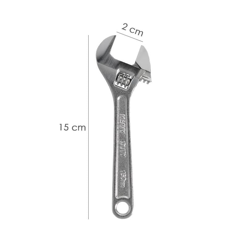 Llave Ajustable Moleta 6 / 150 Mm. Llave Inglesa, Llave Apriete, Llave Ajustable_1
