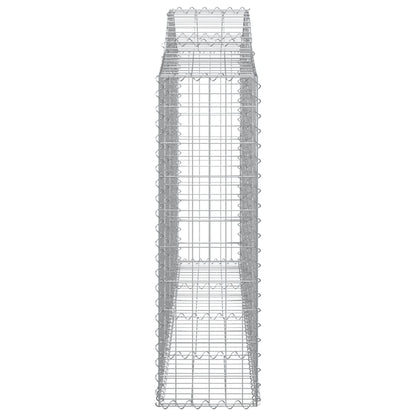 Cestas Gaviones 25 Uds Forma De Arco Hierro 200x30x100/120 Cm_4