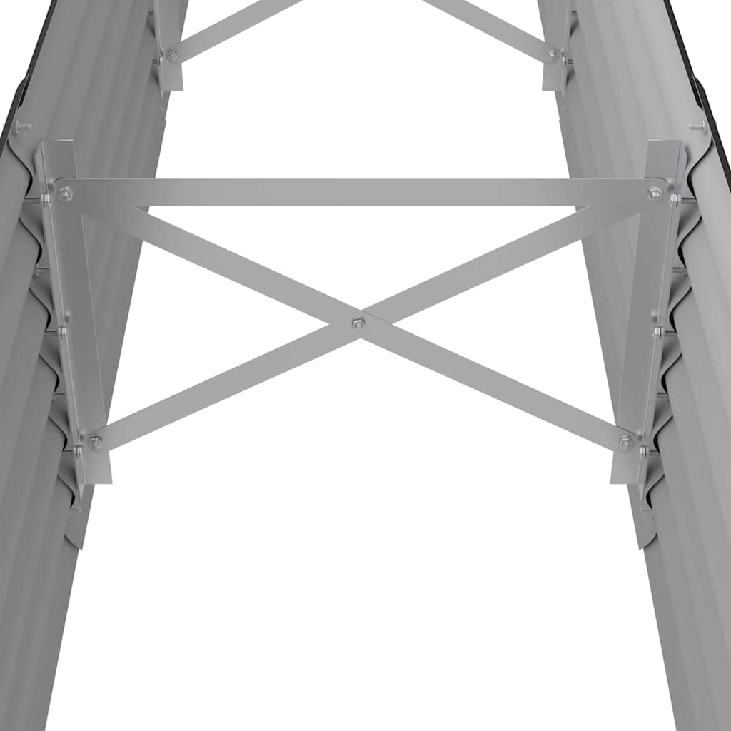 Jardinera Acero Galvanizado Antracita 224x40x36 Cm_4