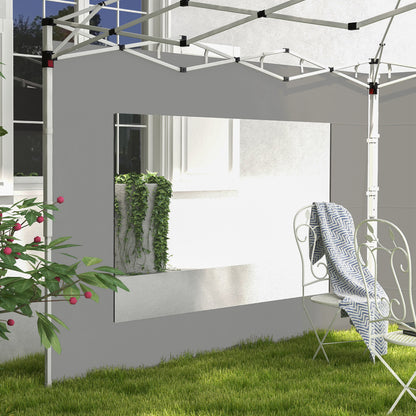Outsunny Paredes Laterales Para Carpa De 4 Paneles 295x195 Cm Gris_3