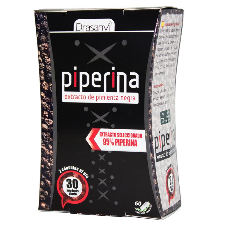 Piperina 60 Cápsulas Drasanvi