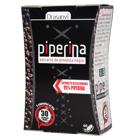 Piperina 60 Cápsulas Drasanvi
