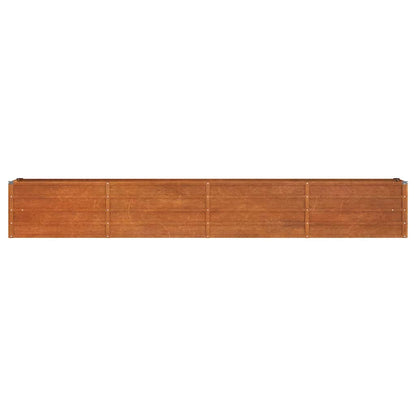 Arriate Oxidado De Acero Corten 320x40x45 Cm_3