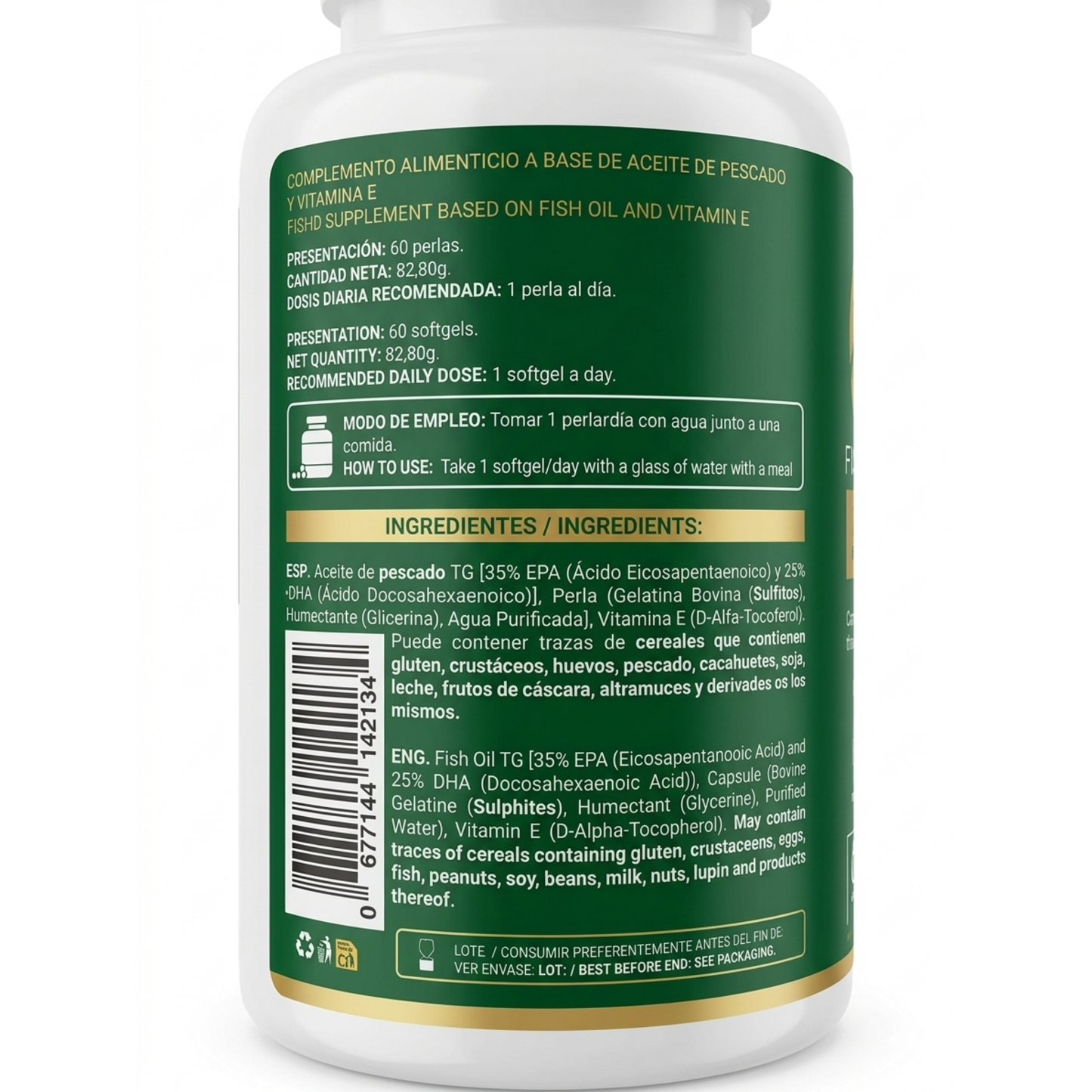 Omega-3 1000mg Efne (alta Concentración Epa/dha) · Certificado Ifos™ 5 Estrellas_3