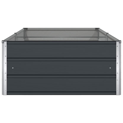 Jardinera Gris Antracita 195 X 100 X 45 Cm Acero Galvanizado_5