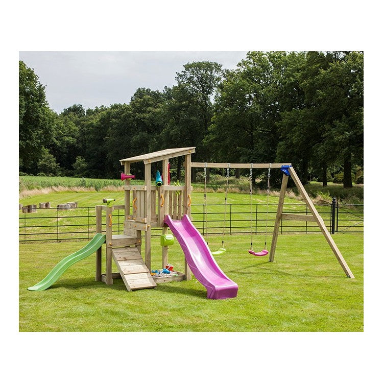 Parque Infantil Masgames Cascade L Con Columpio Doble._1