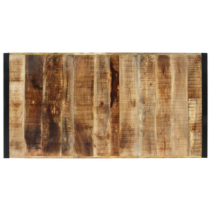 Mesa De Comedor Madera Maciza De Mango Sin Tratar 175x90x76 Cm_1