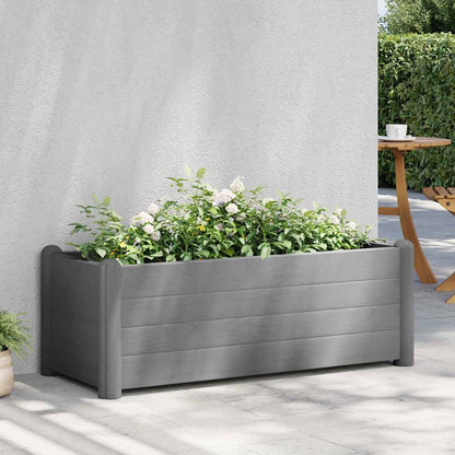 Arriate De Jardín Pp Gris Piedra 100x43x35 Cm_1