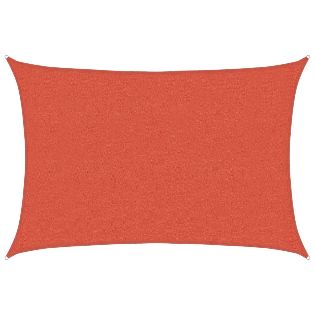 Vidaxl Toldo De Vela Hdpe Terracota 160 G/m² 2,5x3,5 M_0
