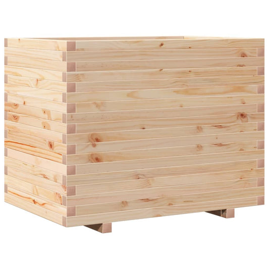 Jardinera Madera Maciza De Pino 90x60x72 Cm_0