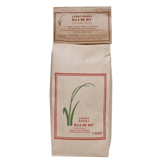 Arroz Bomba Illa De Riu 1 Kg._0