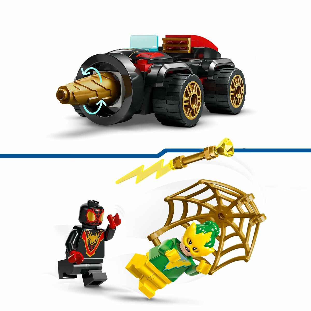Juego De Construcción Lego Drill Spinner Vehicle 84 Piezas_0