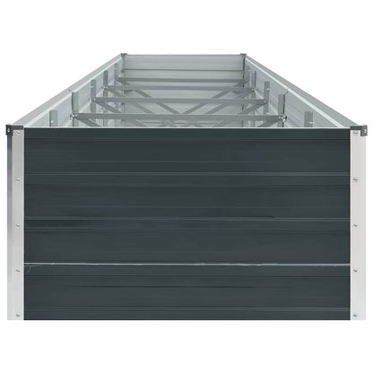 Arriate De Jardín De Acero Galvanizado Antracita 480x80x45 Cm_4