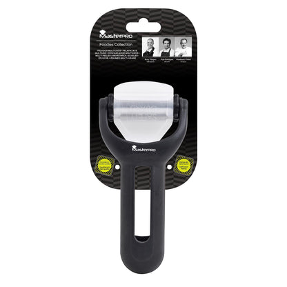 Pelador Multiple En Acero Inoxidable Foodies Color Negro Masterpro._2