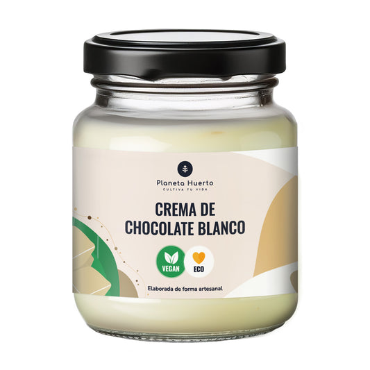 Creme de chocolate branco vegan ECO Planeta Huerto 230 gr