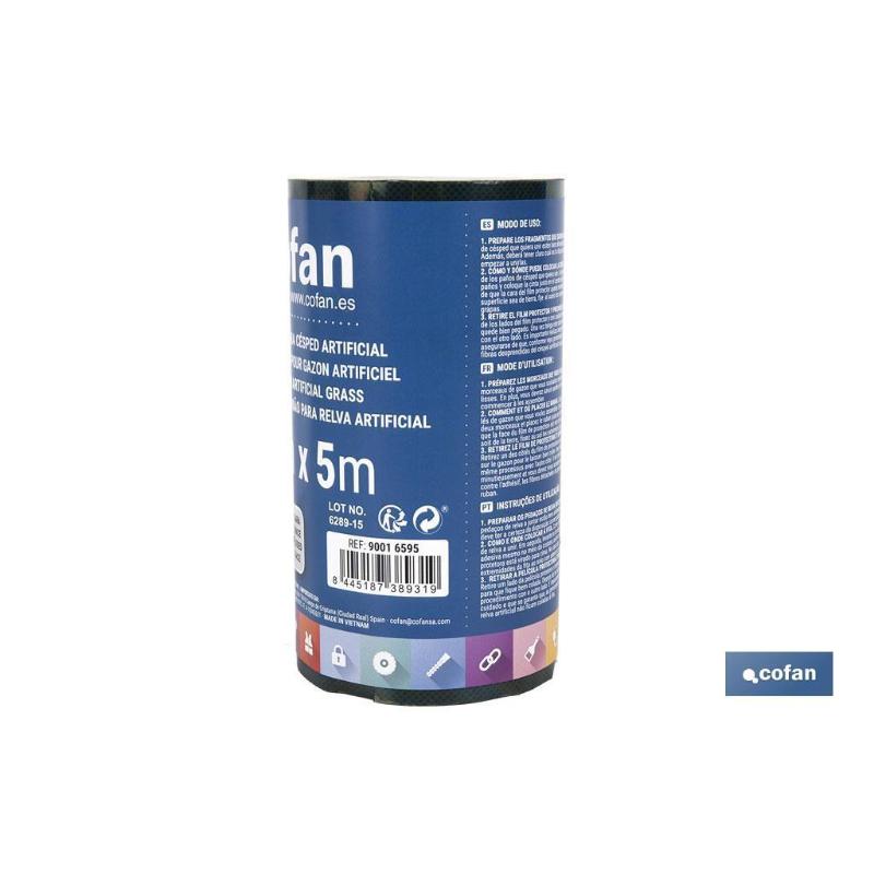Cinta De Unión Para Césped Artificial Doble Cara 15 Cm X 5 M Verde_2