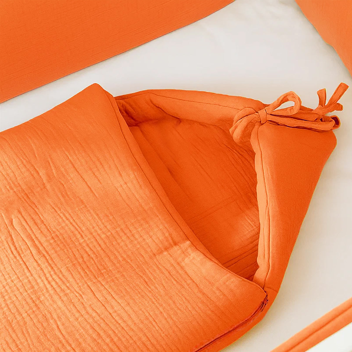 Nido De Bebé  En Algodón Bio Fresa_5