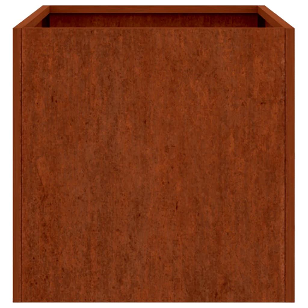 Jardinera De Acero Corten 62x40x39 Cm_5