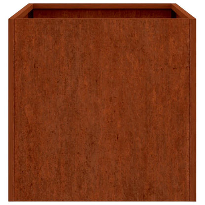 Jardinera De Acero Corten 62x40x39 Cm_5