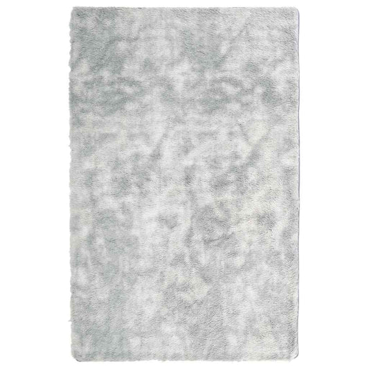Vidaxl Alfombra De Pelo Largo Navarra Gris Plateado 130x200 Cm_0
