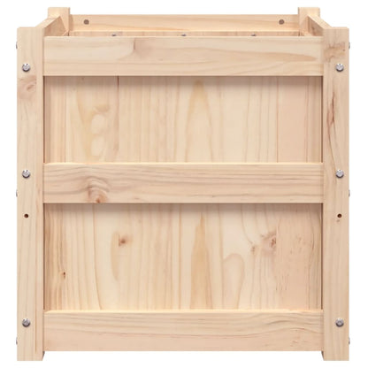 Jardinera Madera Maciza De Pino 50x50x50 Cm_4