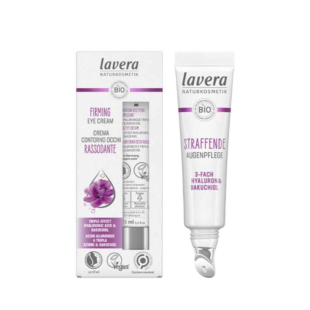 Contorno de olhos reafirmante, Lavera 15 ml