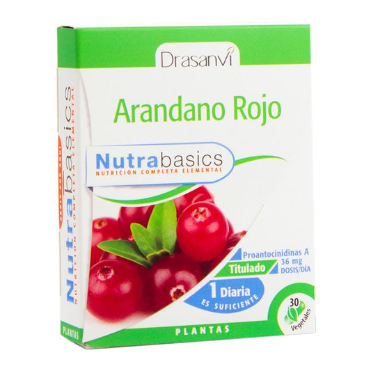 Nutrabasicos Drasanvi Cranberry 30 cápsulas