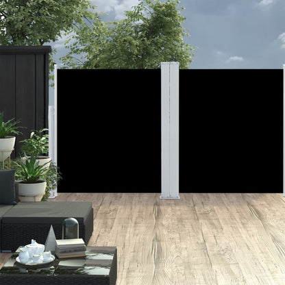 Vidaxl Toldo Lateral Retráctil Negro 140x600 Cm_1
