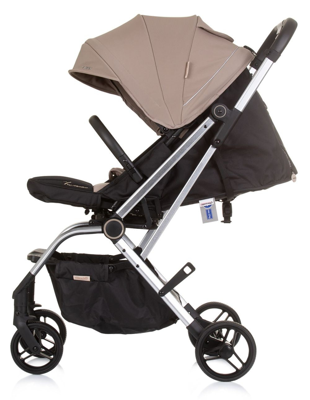 Silla De Paseo Hasta 22 Kg Y Rotación 360º Twister Macadamia_2