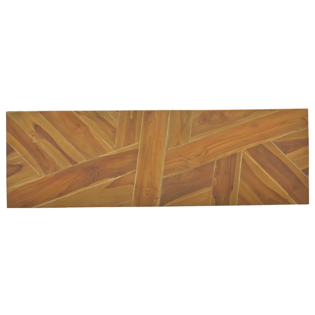 Mesa Consola De Madera Maciza De Teca 110x35x75 Cm_2