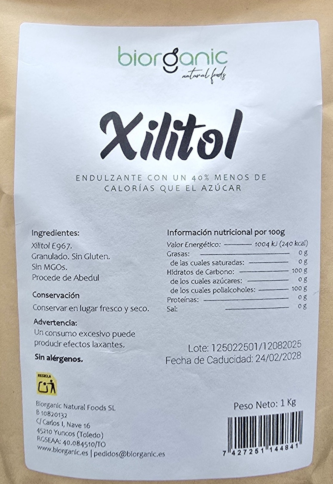 Xilitol De Abedul 2kg – 100% Natural_1