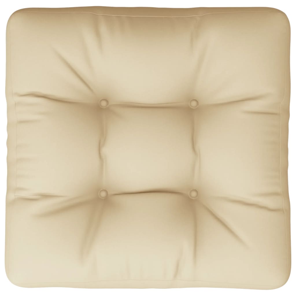 Vidaxl Cojín Para Sofá De Palets De Tela Beige 60x60x12 Cm_5
