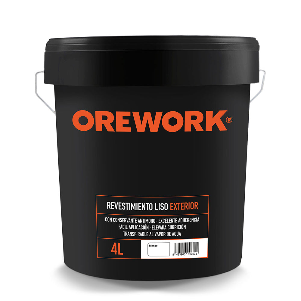Revestimiento Liso Exterior Blanco - 4 L_0