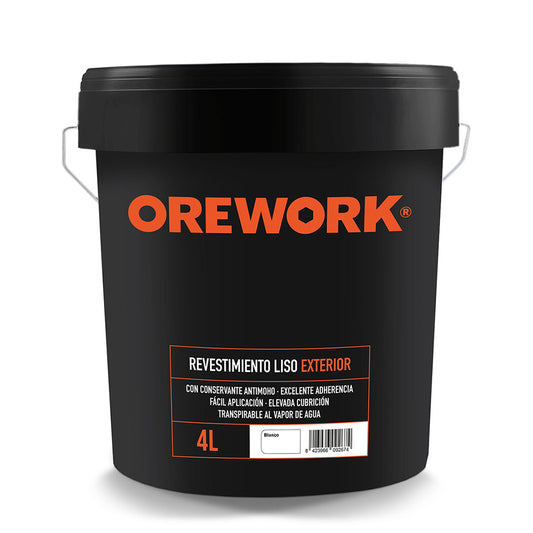 Revestimiento Liso Exterior Blanco - 4 L_0