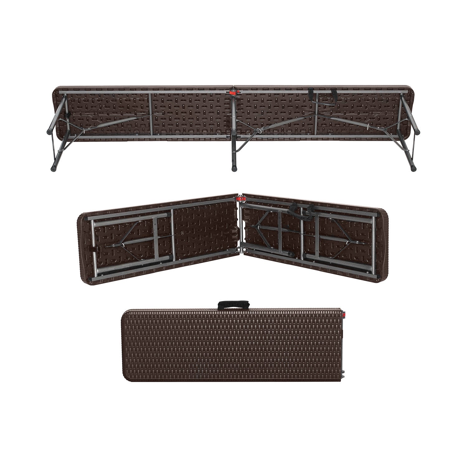 Pack 2 Bancos Plegables Catering 180x30x43cm O91_5