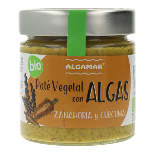 Paté de Legumes Algamar com Alga, Cenoura e Cúrcuma 180 g