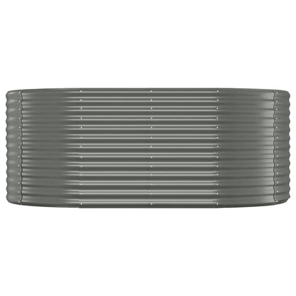 Jardinera Arriate Acero Galvanizado Gris 175x100x68 Cm_2