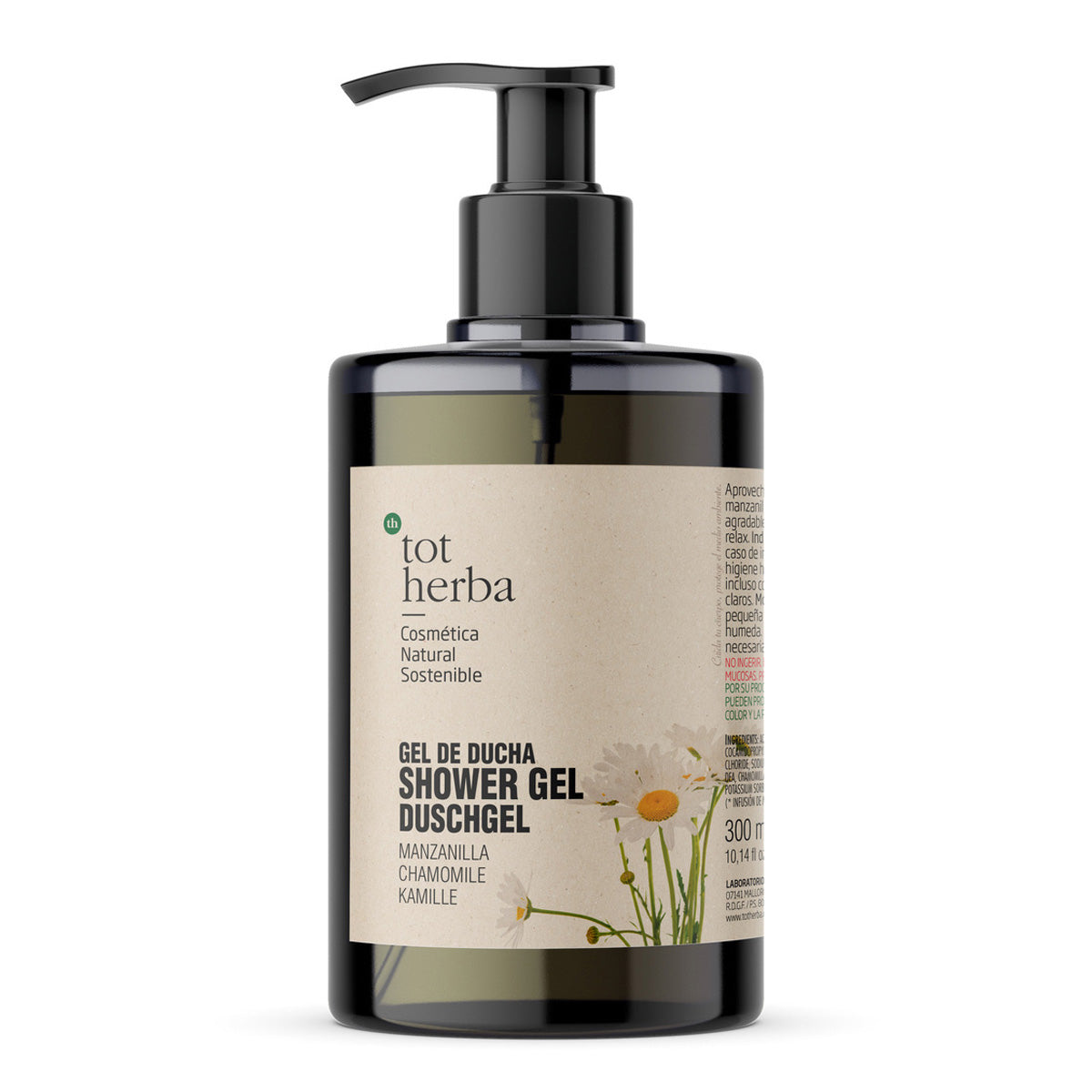 Gel de ducha relajante Manzanilla, Tot Herba, 300 ml