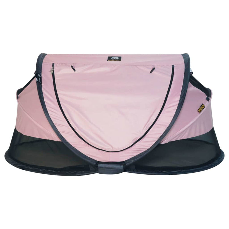 Deryan Cuna De Viaje Desplegable Toddler Luxe Con Mosquitera Rosa_1
