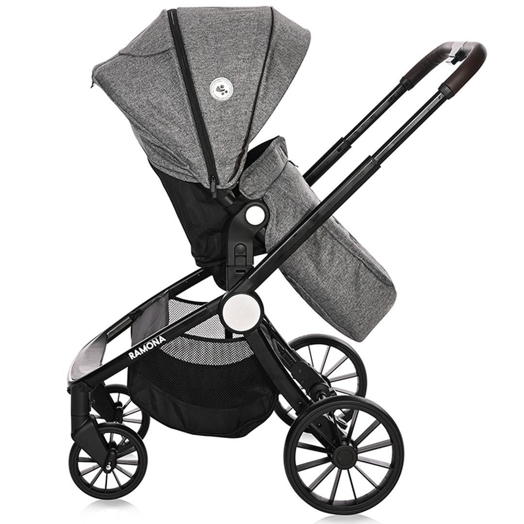 Carrito De Bebé Ramona Trío Capazo Duro Steel Grey_3