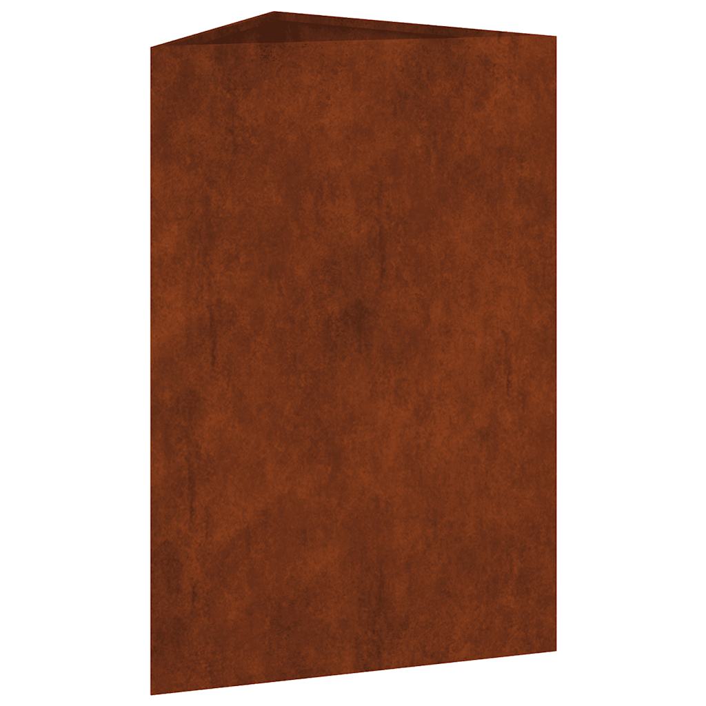 Jardinera De Acero Corten 50x43x75 Cm_2
