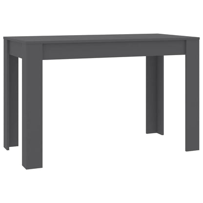 Mesa De Comedor De Aglomerado Gris 120x60x76 Cm_0